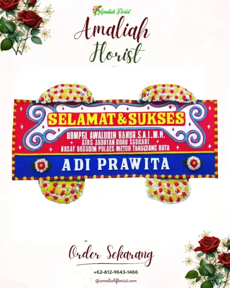 Papan Bunga Ucapan Selamat Nume